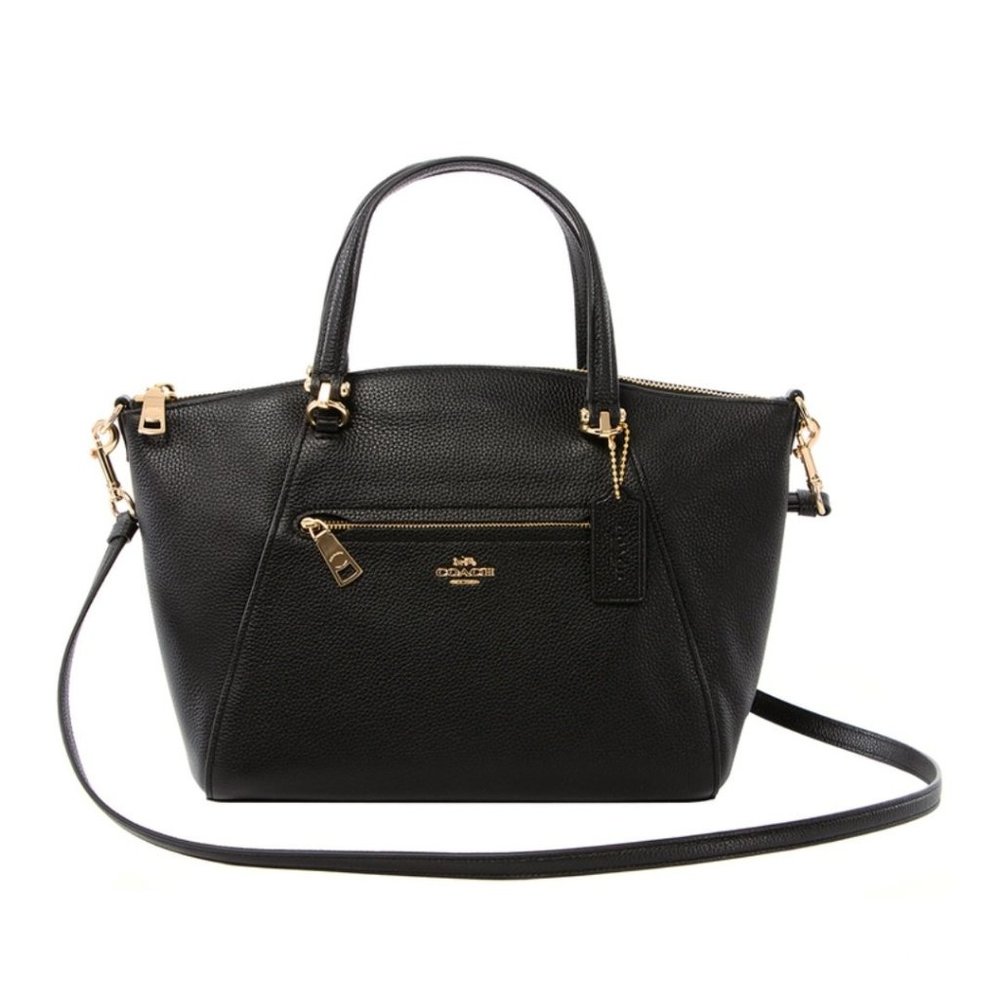 COACH Pebbled Prairie Satchel